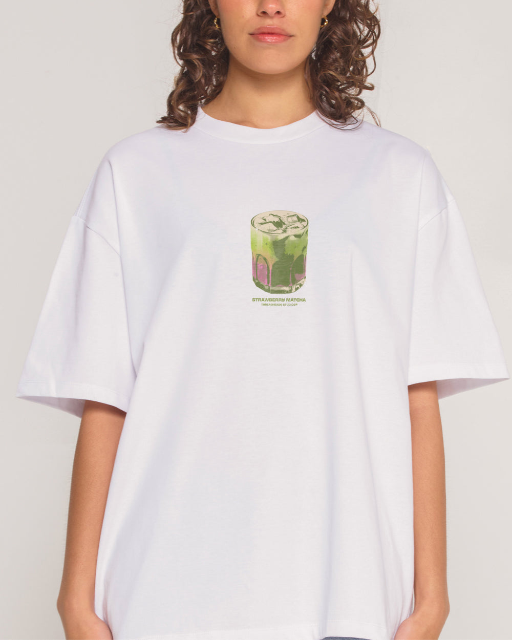 Strawberry Matcha Oversized Tee product image 8