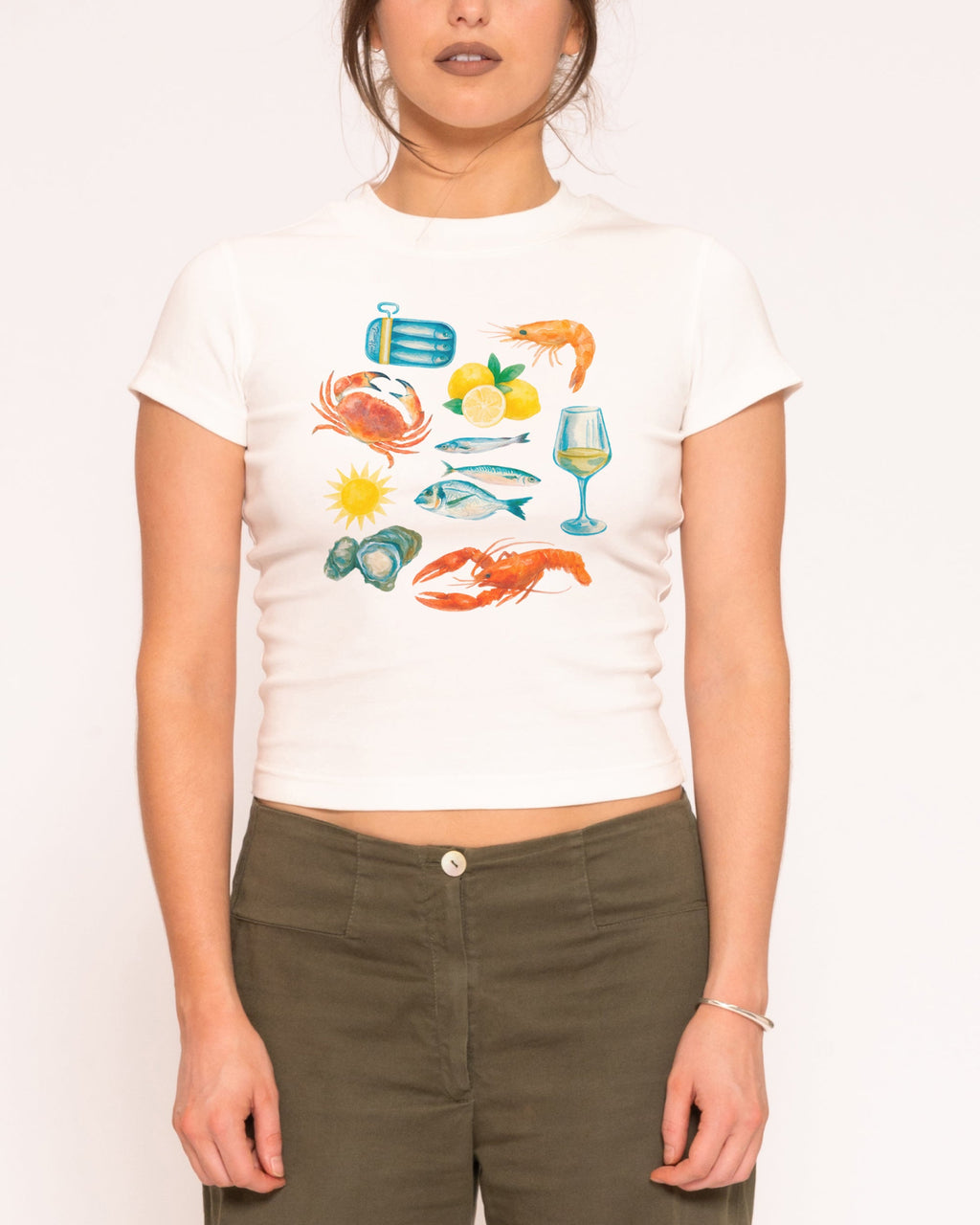 Seafood Platter Longline Baby Tee product image 3