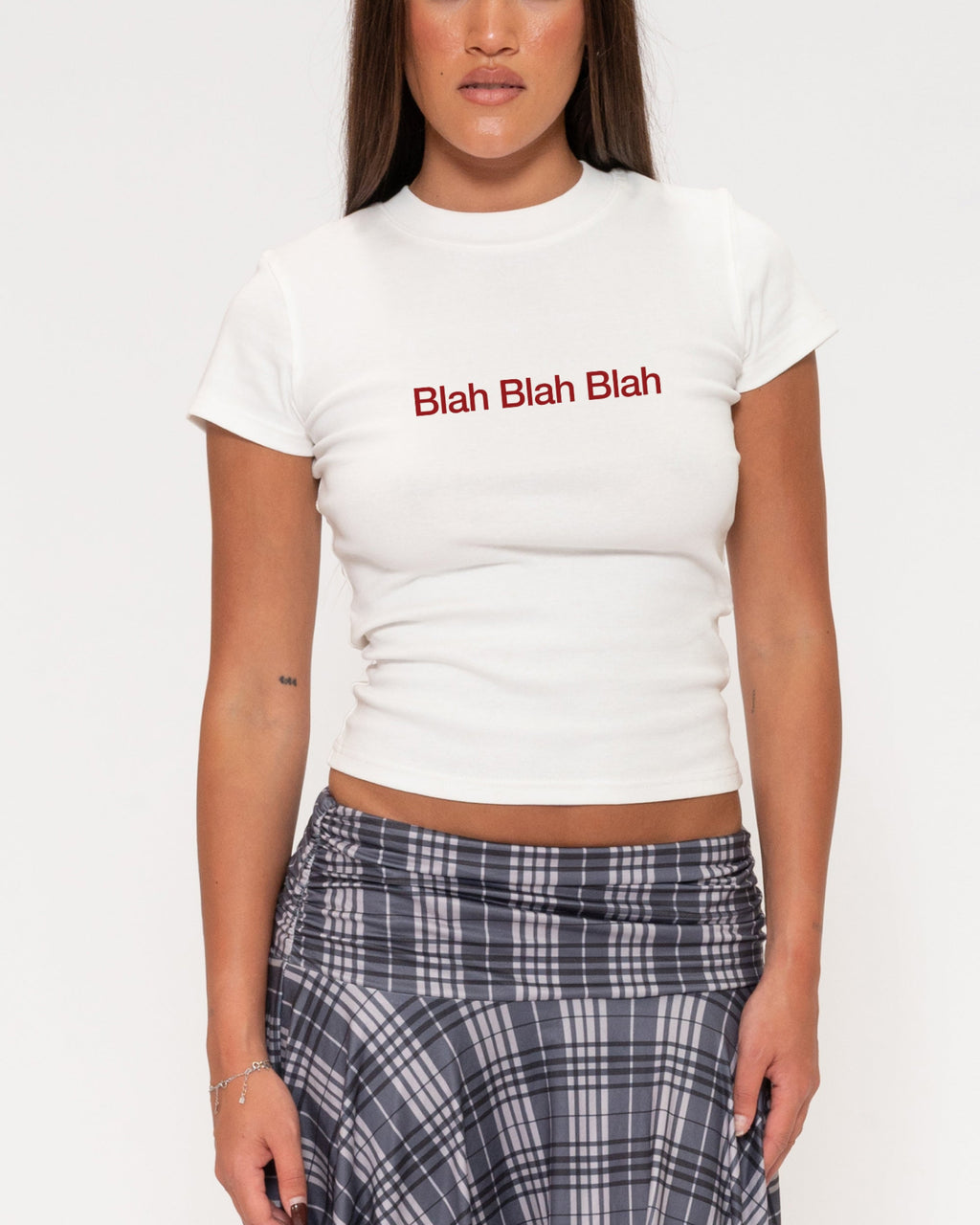 Blah Longline Baby Tee product image 1