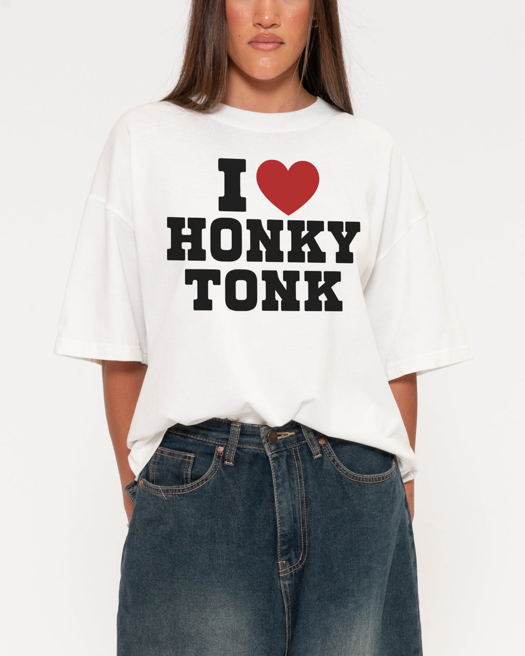 I Love Honky Tonk Boxy Tee product image 7