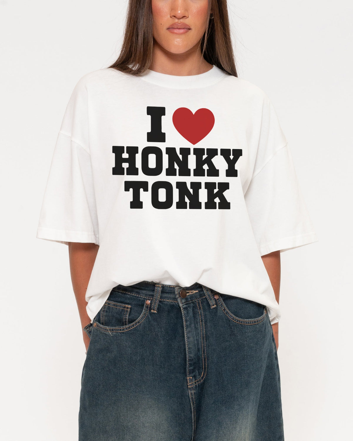 I Love Honky Tonk Boxy Tee product image 7