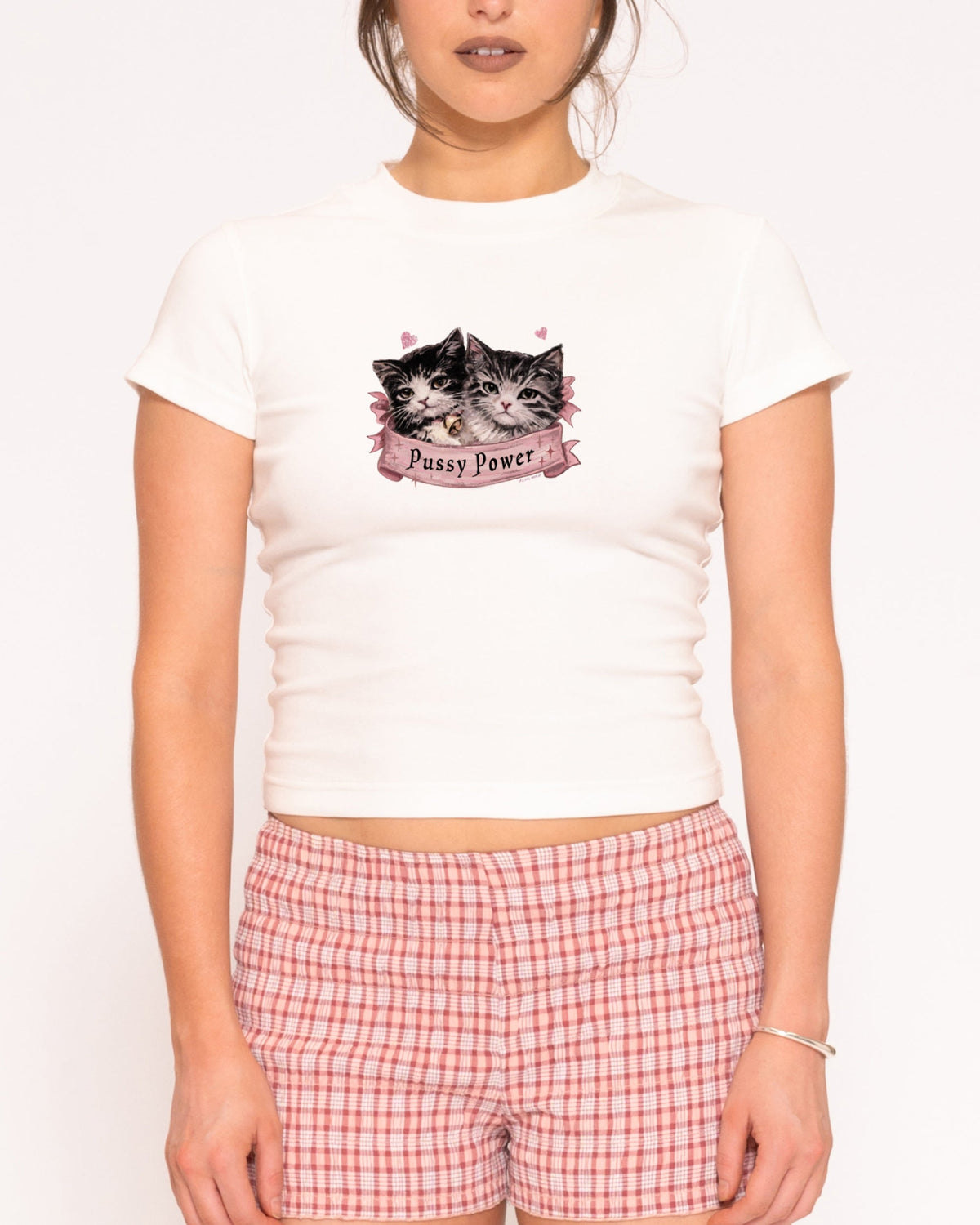 Pussy Power Longline Baby Tee product image 3
