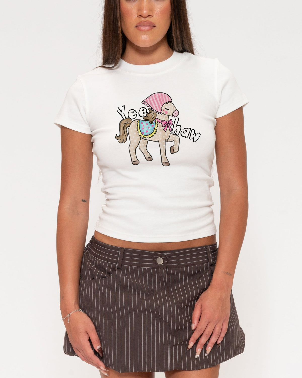 Yeehaw Longline Baby Tee product image 3