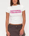 National Treasure Longline Baby Tee product image 1