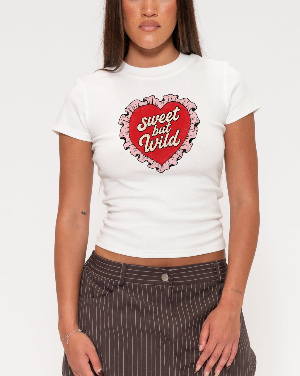Sweet But Wild Longline Baby Tee product image 3