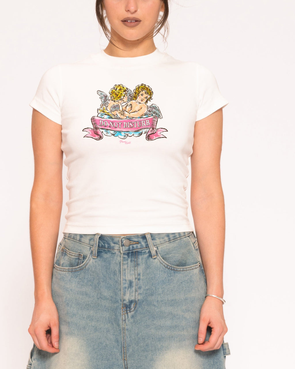 Do Not Disturb Longline Baby Tee product image 1