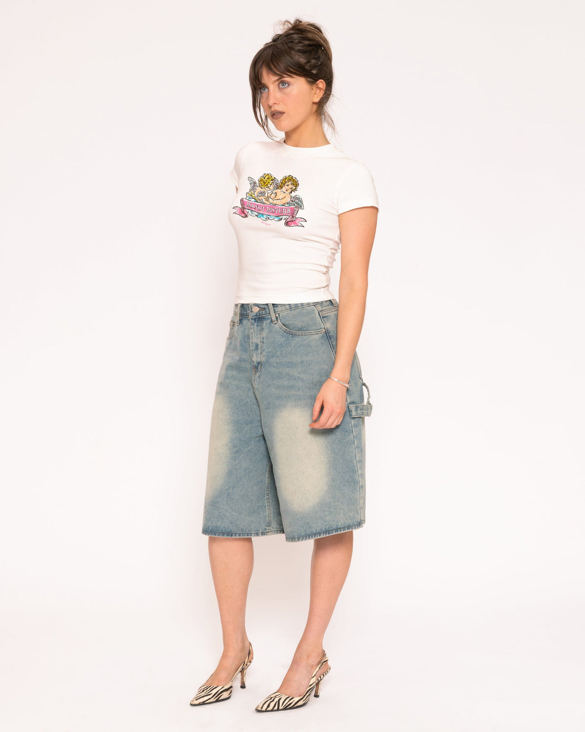 Do Not Disturb Longline Baby Tee product image 2
