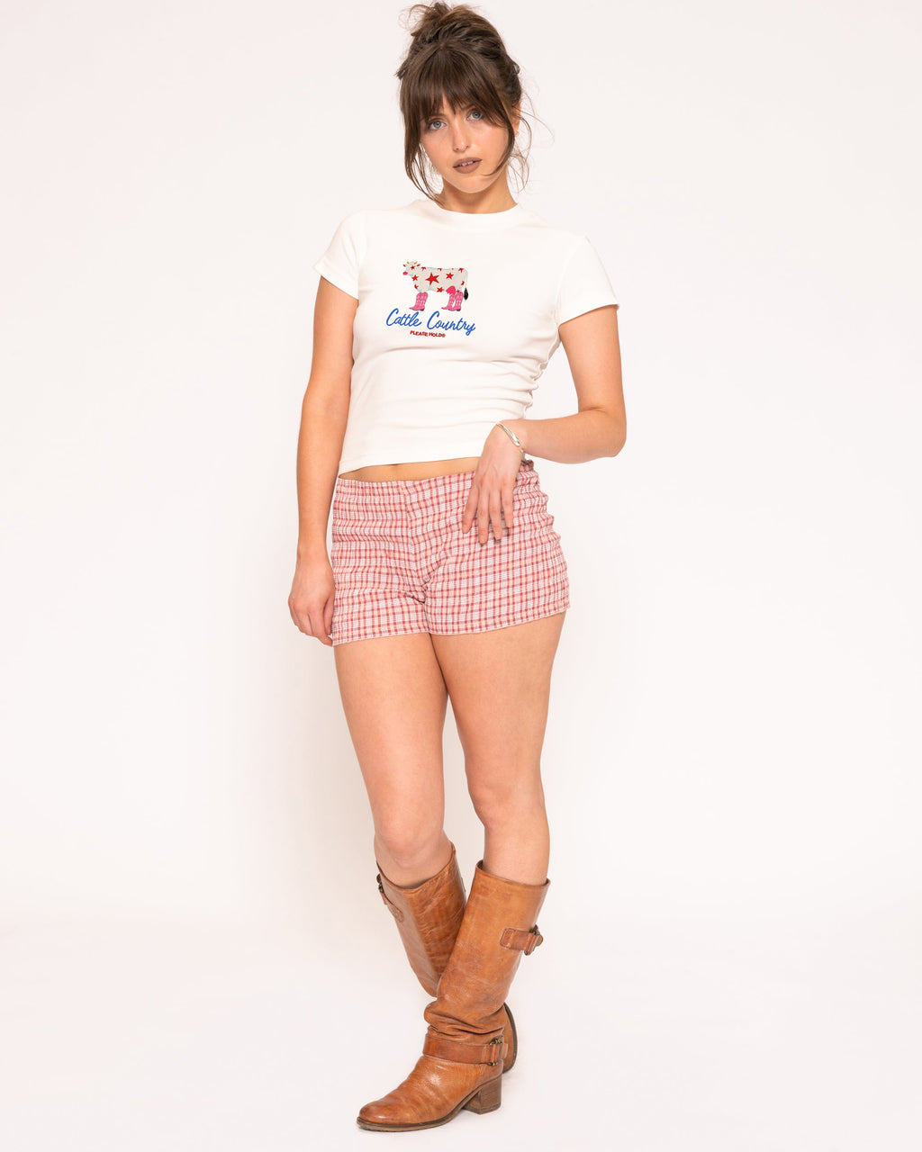 Cattle Country Longline Baby Tee product image 2