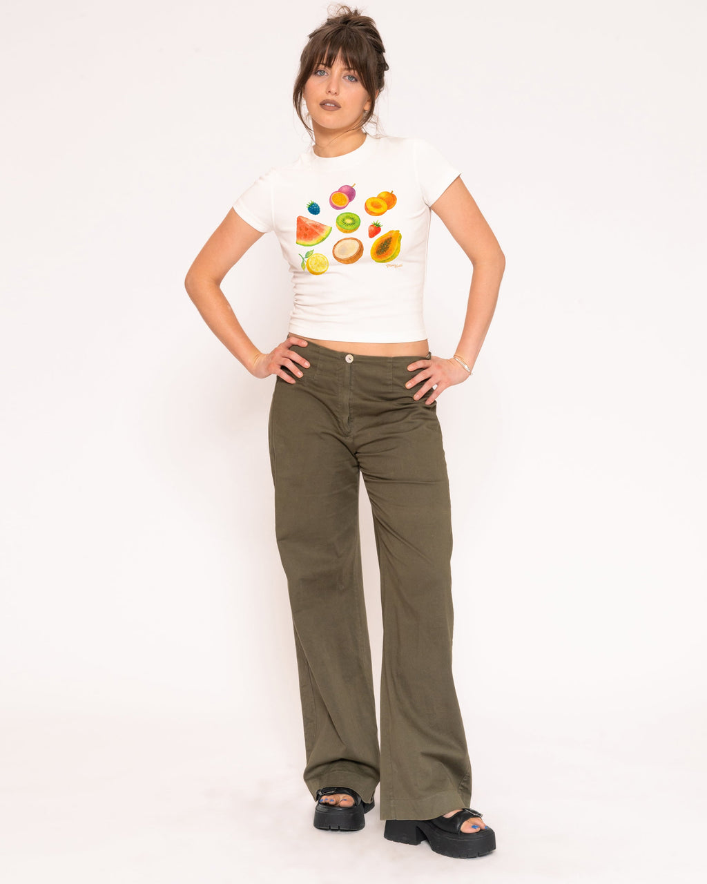 Fruit Platter Longline Baby Tee product image 2