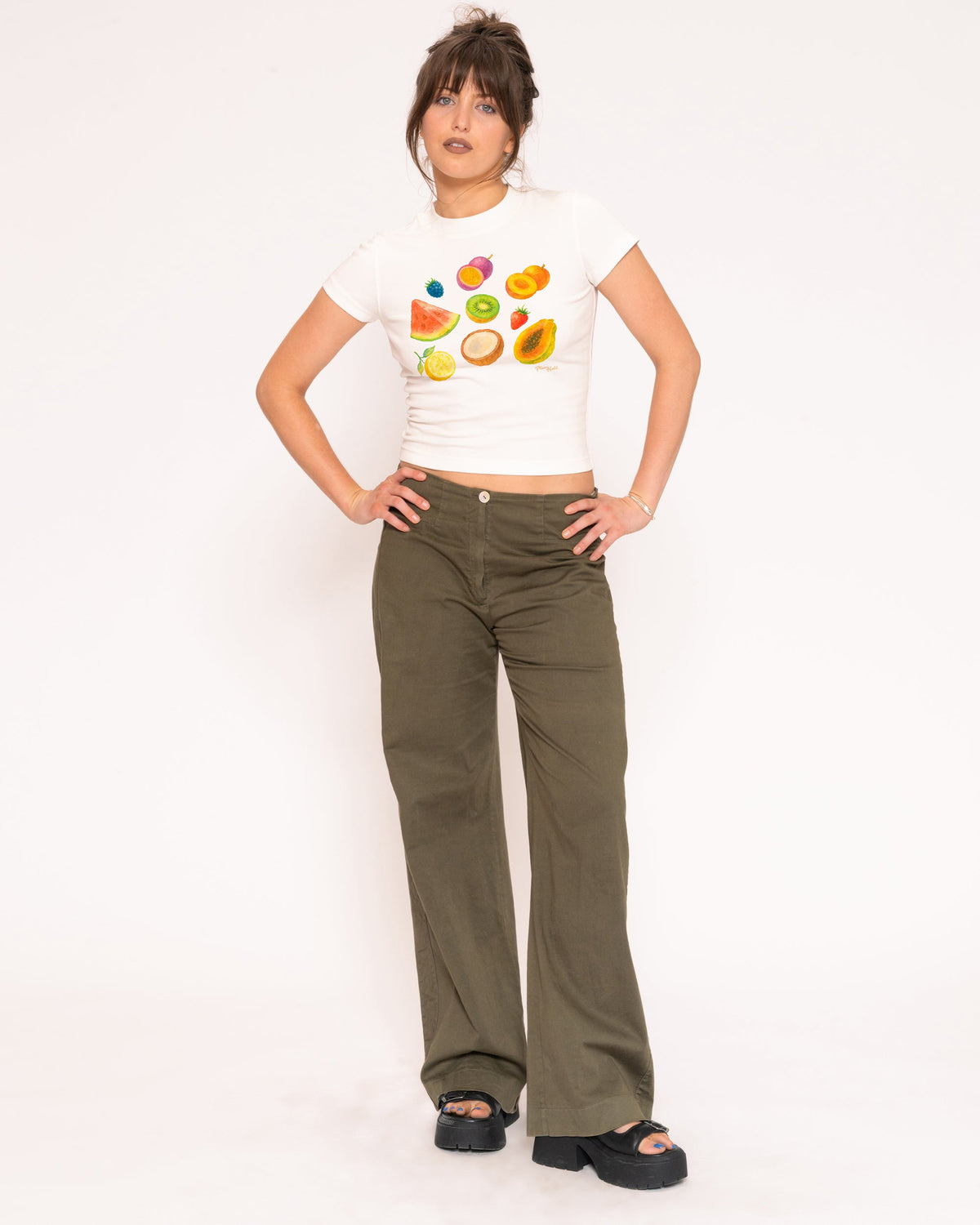 Fruit Platter Longline Baby Tee product image 2