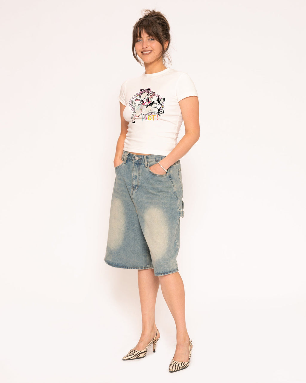 Riot Longline Baby Tee product image 2