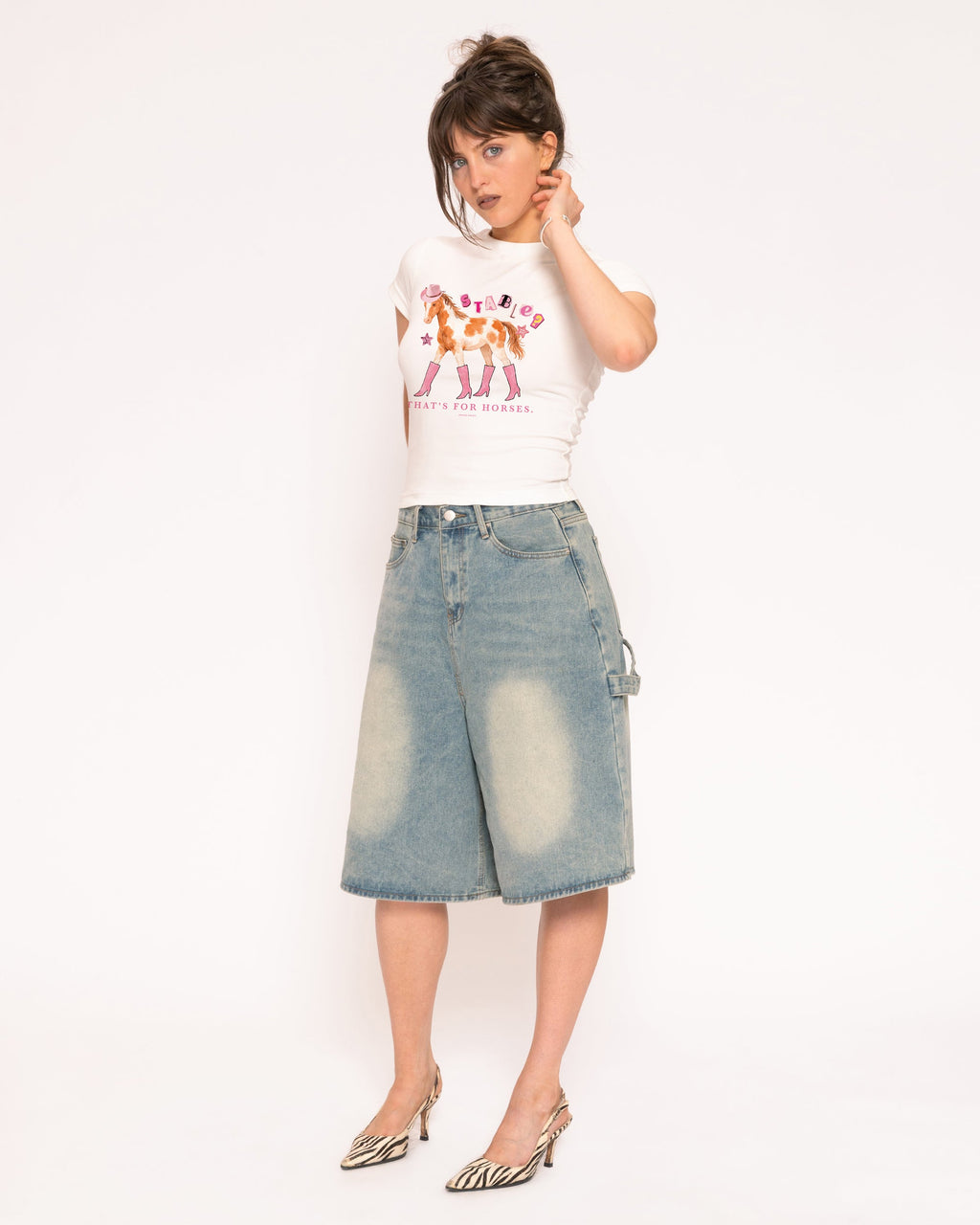 Stable? That's For Horses Longline Baby Tee product image 2