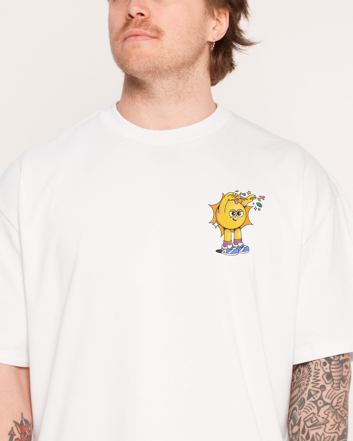 Hit Em' With the Good Vibes Oversized Tee product image 4