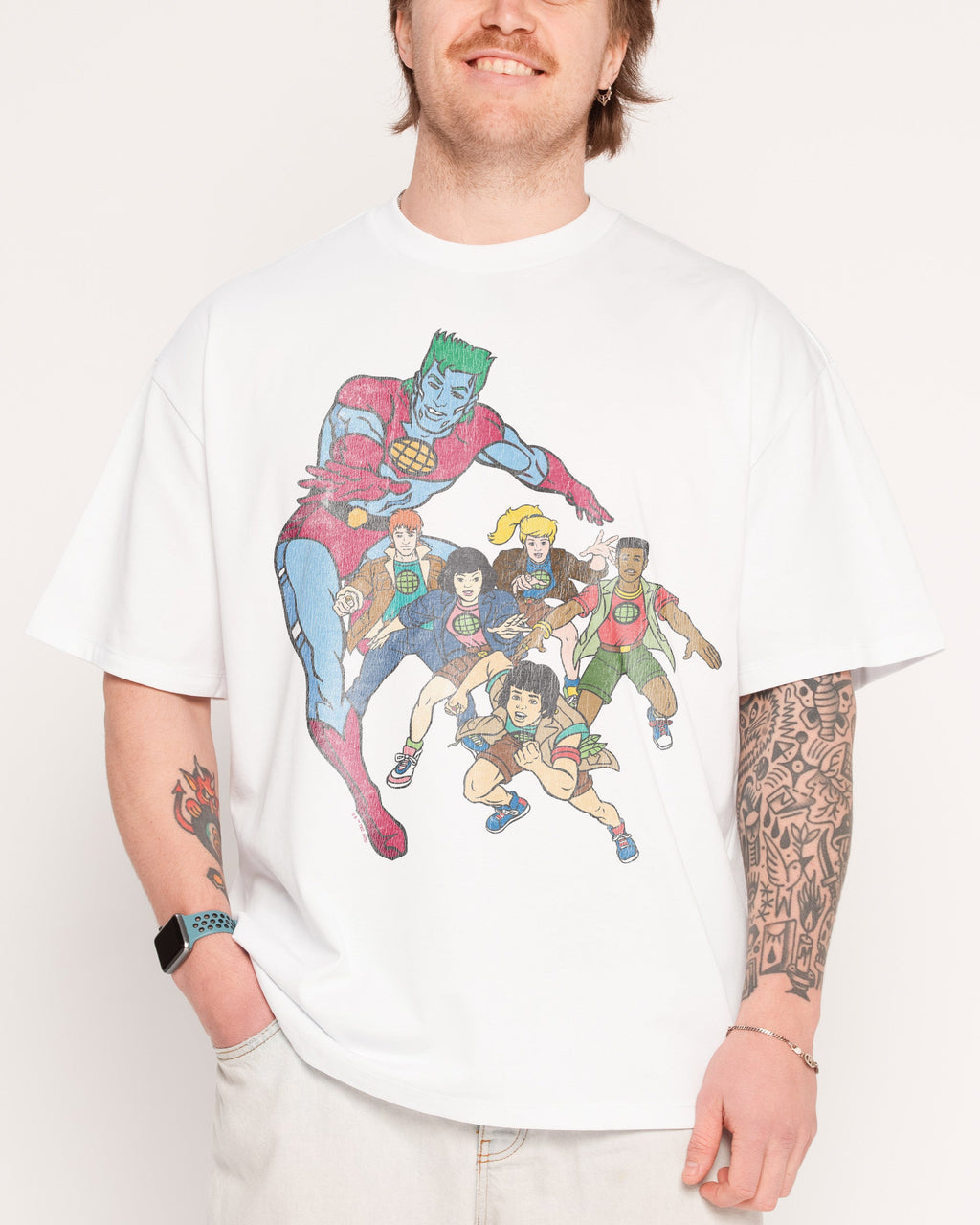 Vintage Captain Planet Oversized Tee product image 1