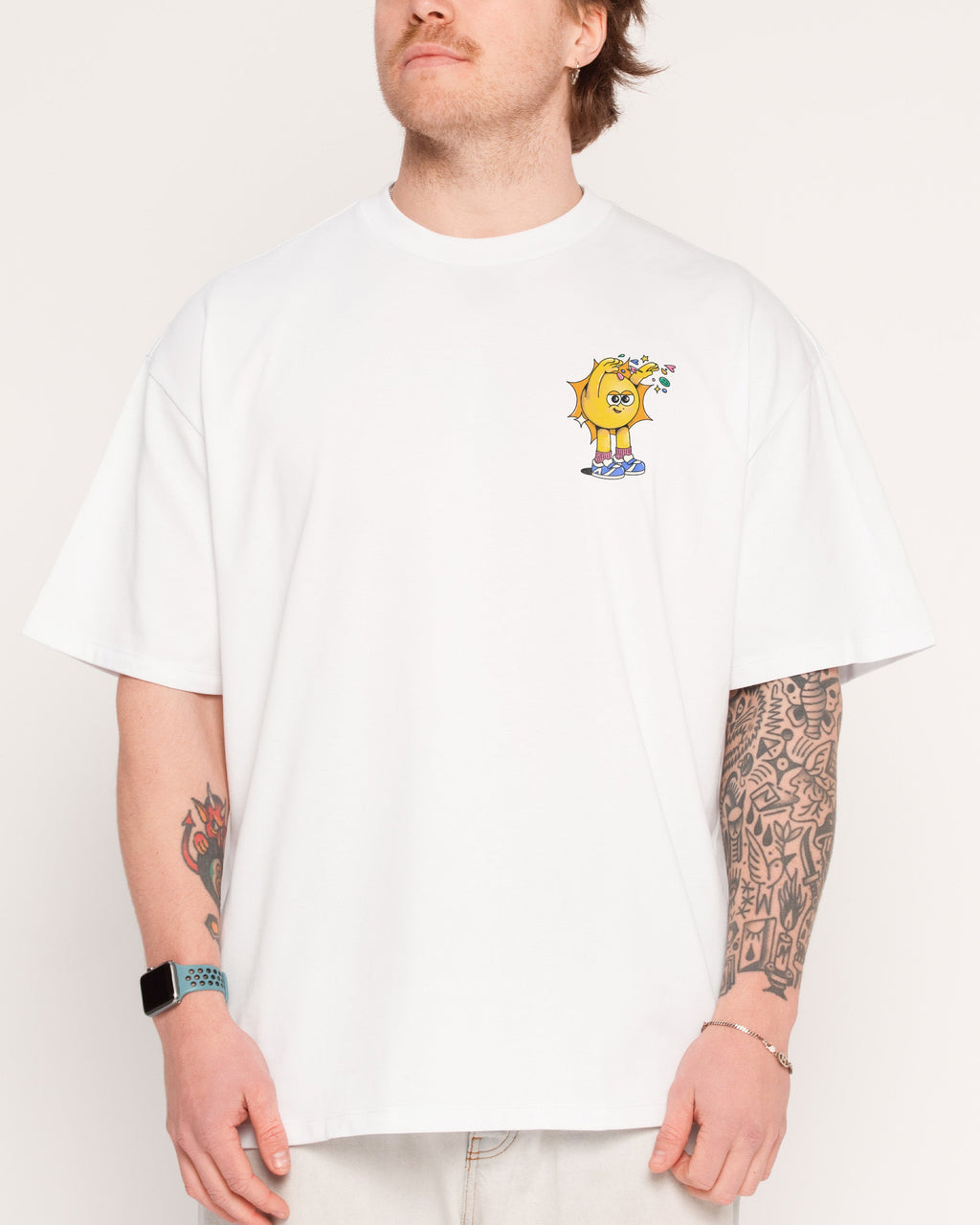 Hit Em' With the Good Vibes Oversized Tee product image 5