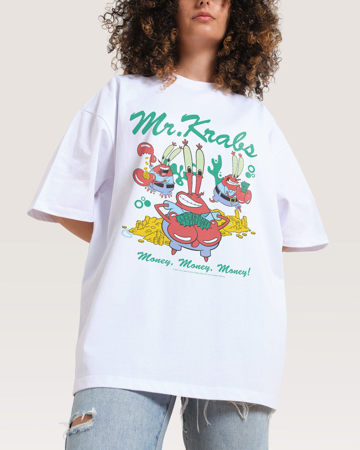 Money Man Krabs Oversized Tee product image 2