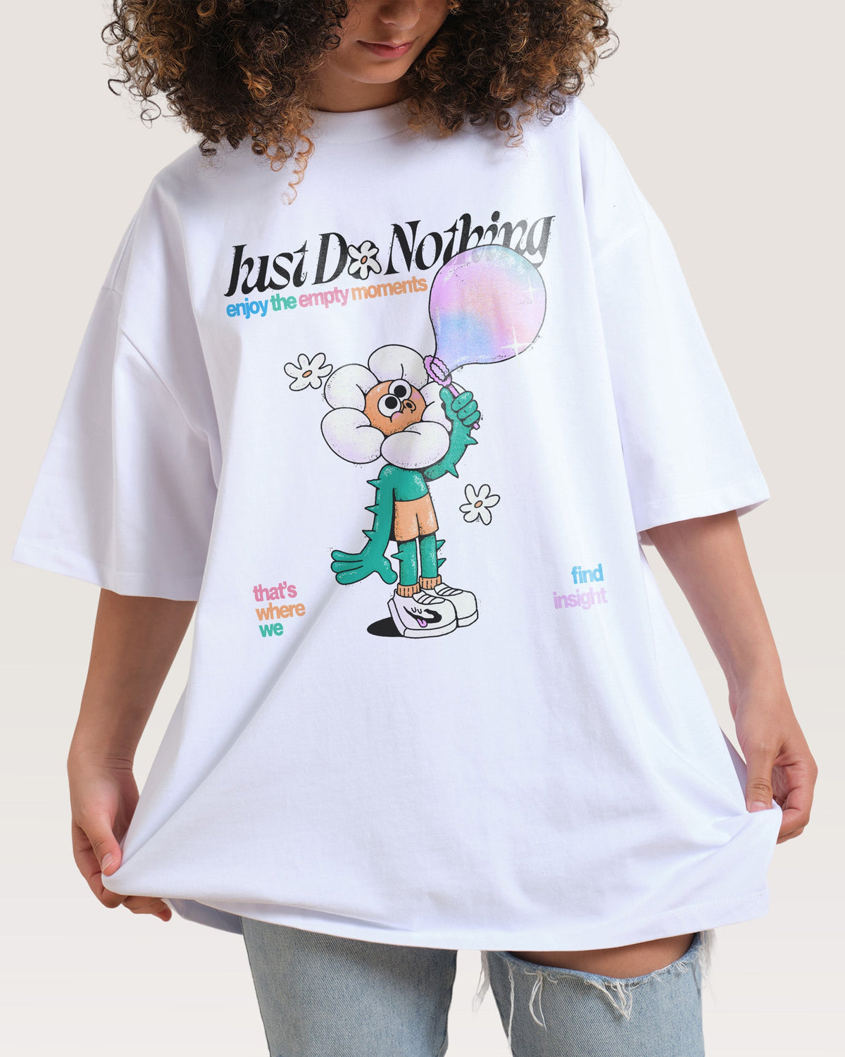 Just Do Nothing Oversized Tee product image 1