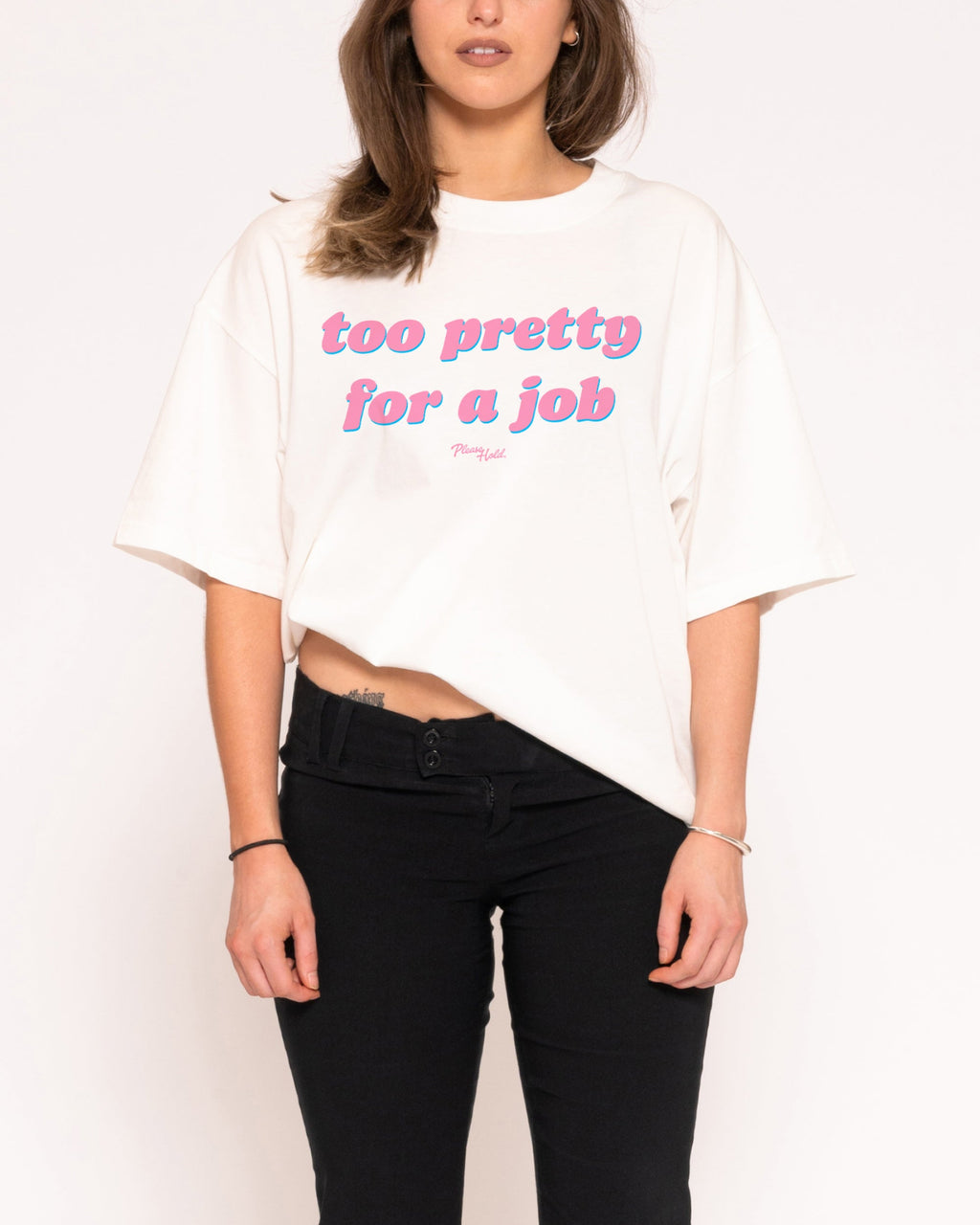 Too Pretty For A Job Boxy Tee product image 1