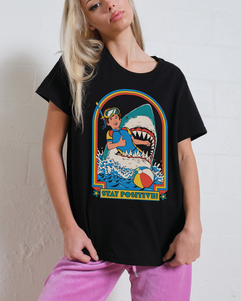 Stay Positive Women's Tee product image 4