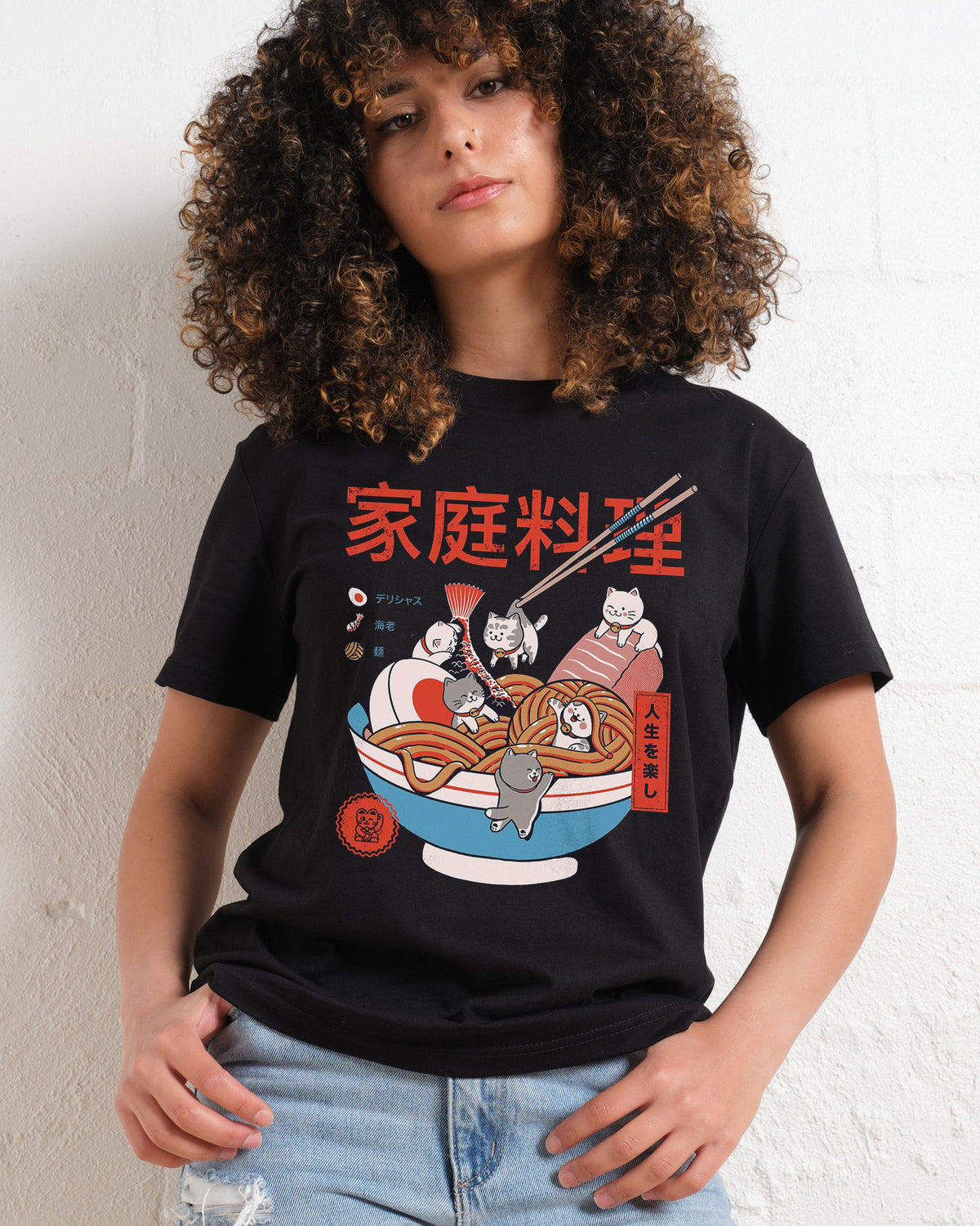 Ramen and Mini Cats Women's Tee product image 2