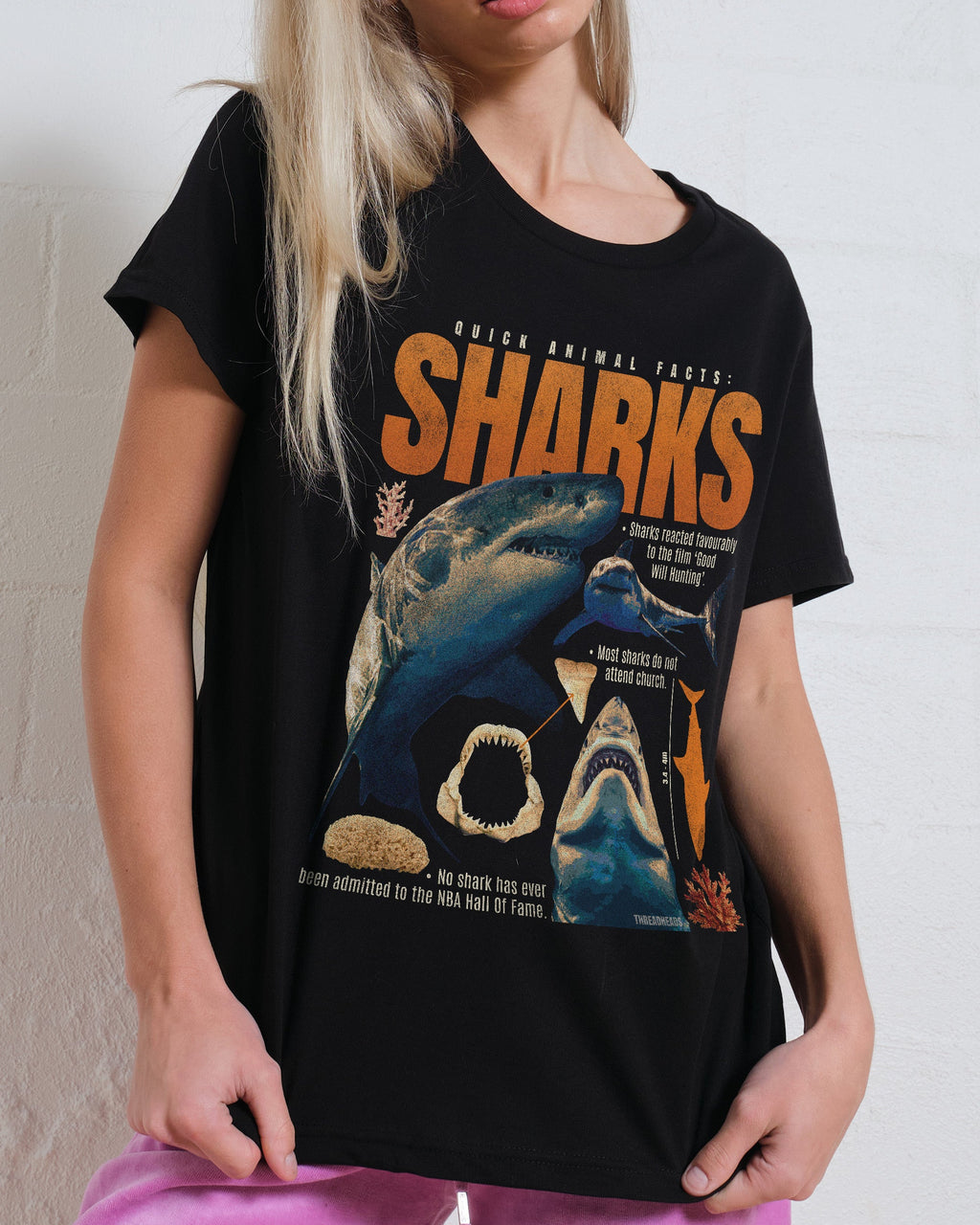 Quick Animal Facts - Sharks Women's Tee product image 2