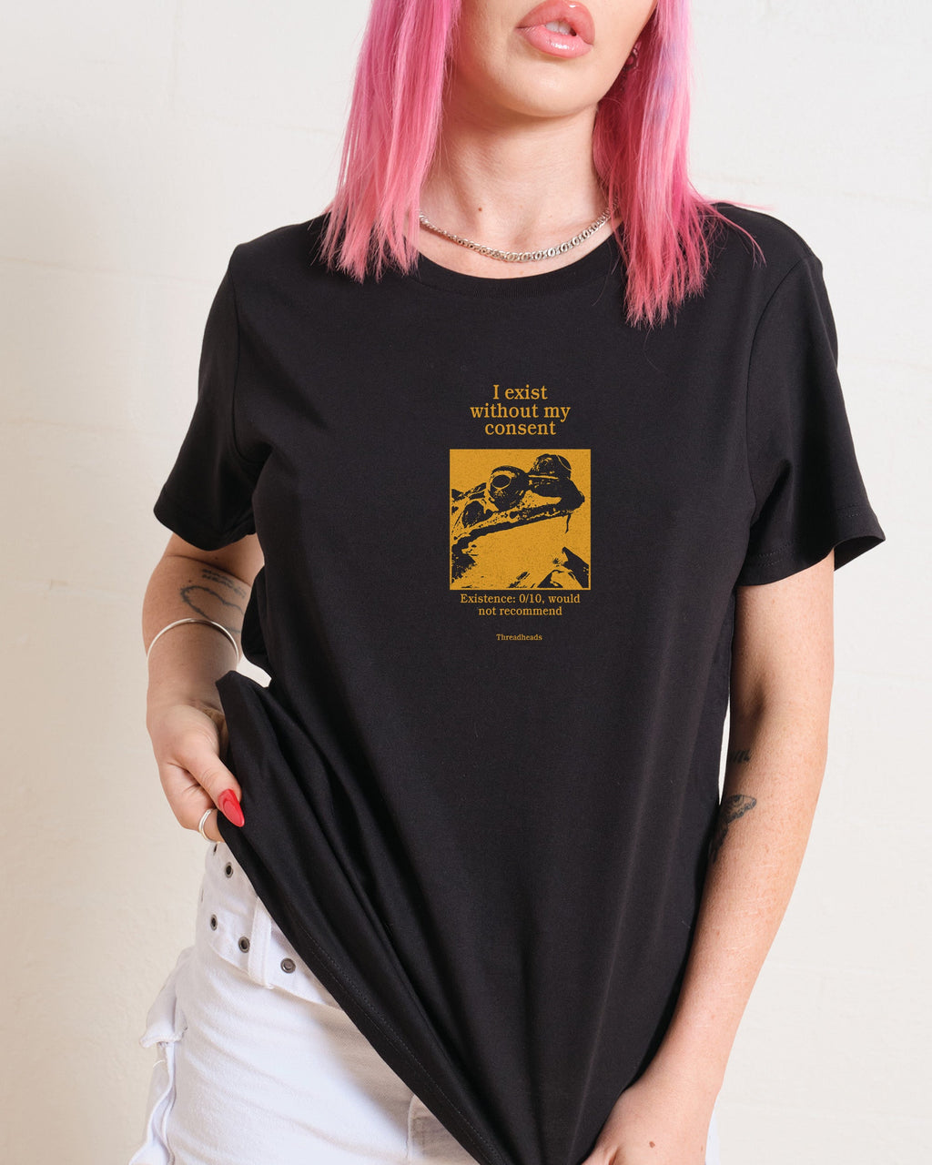 I Exist Without My Consent Women's Tee product image 2