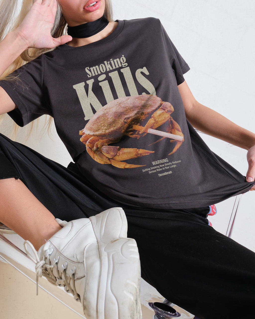 Smoking Kills Women's Tee product image 4