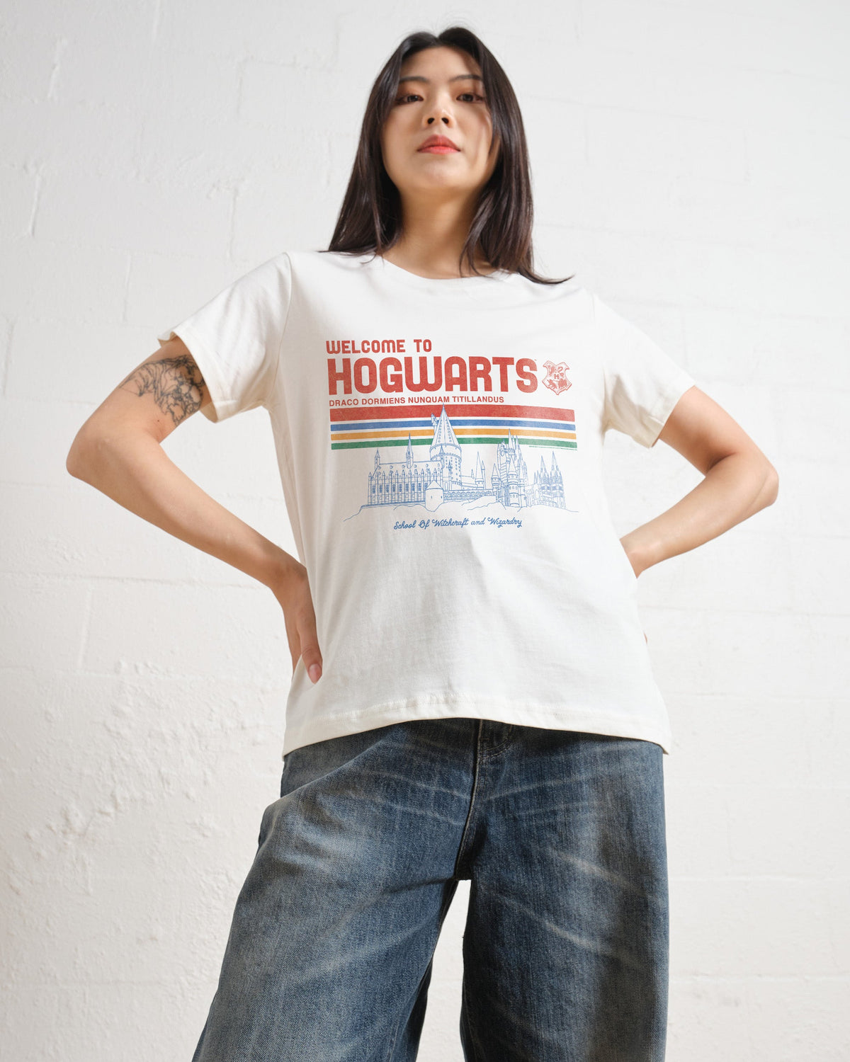 Welcome to Hogwarts Women's Tee product image 1