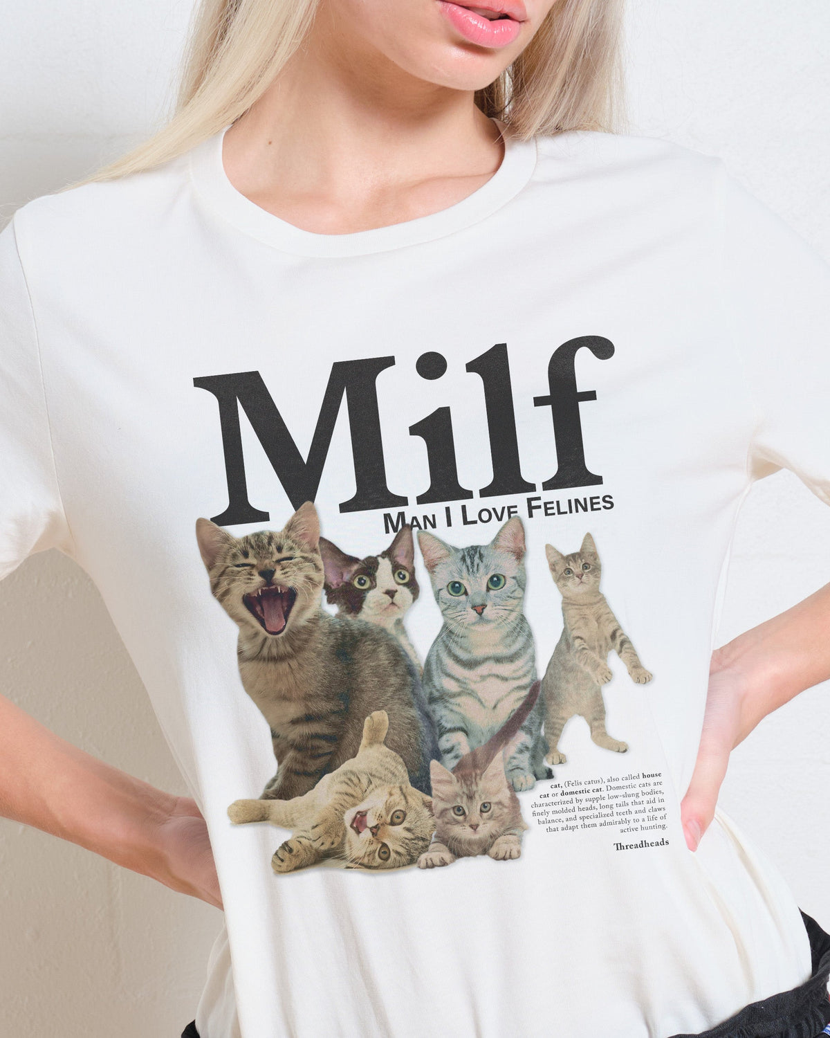 Man I Love Felines Women's Tee product image 1