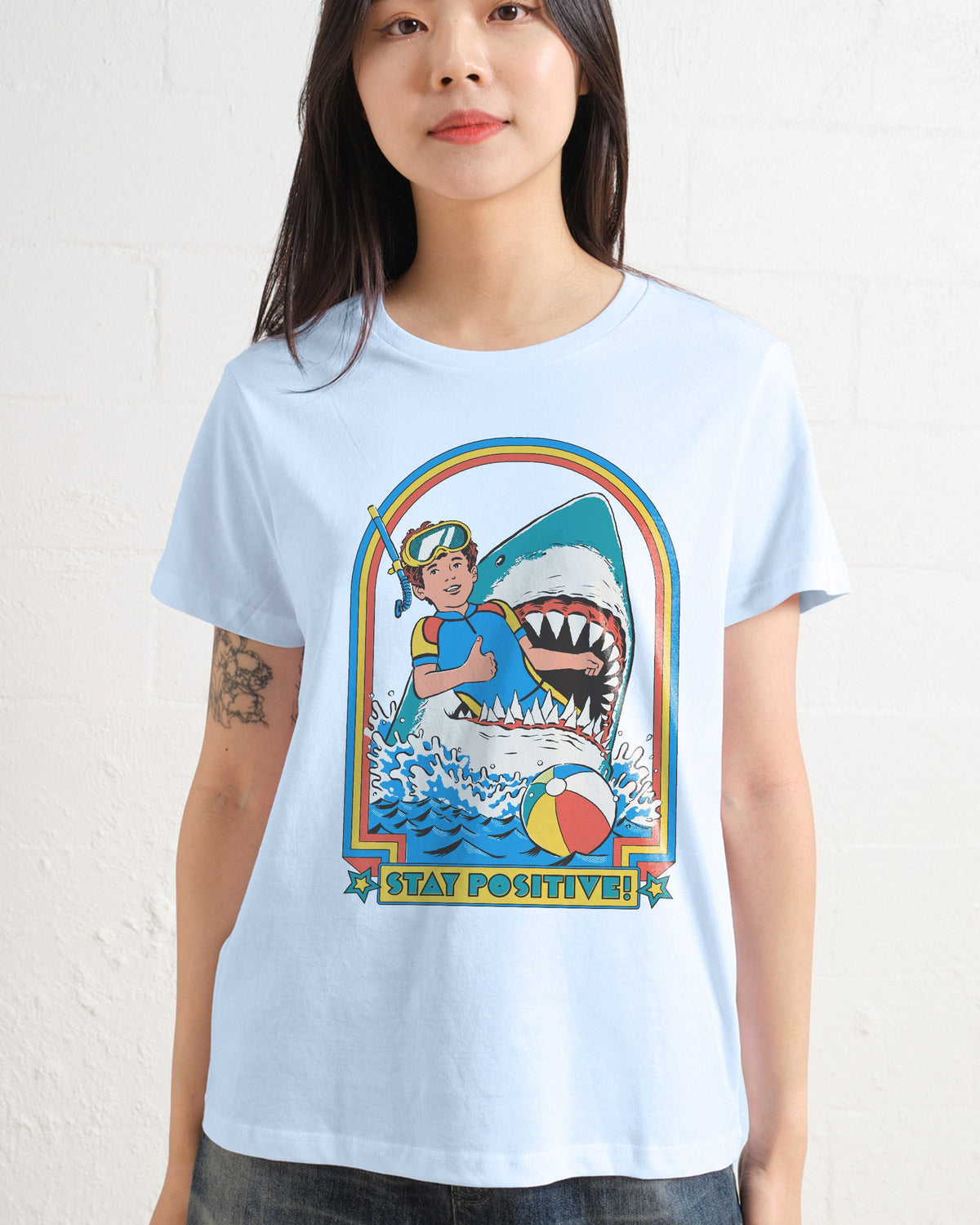 Stay Positive Women's Tee product image 2