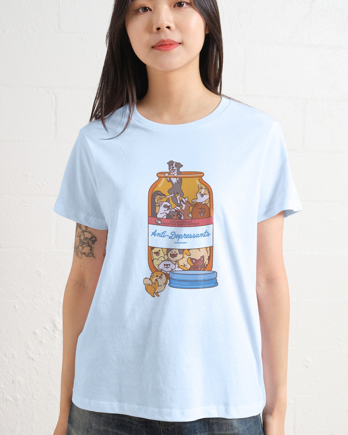 Anti-Depressants Dog Edition Women's Tee product image 3
