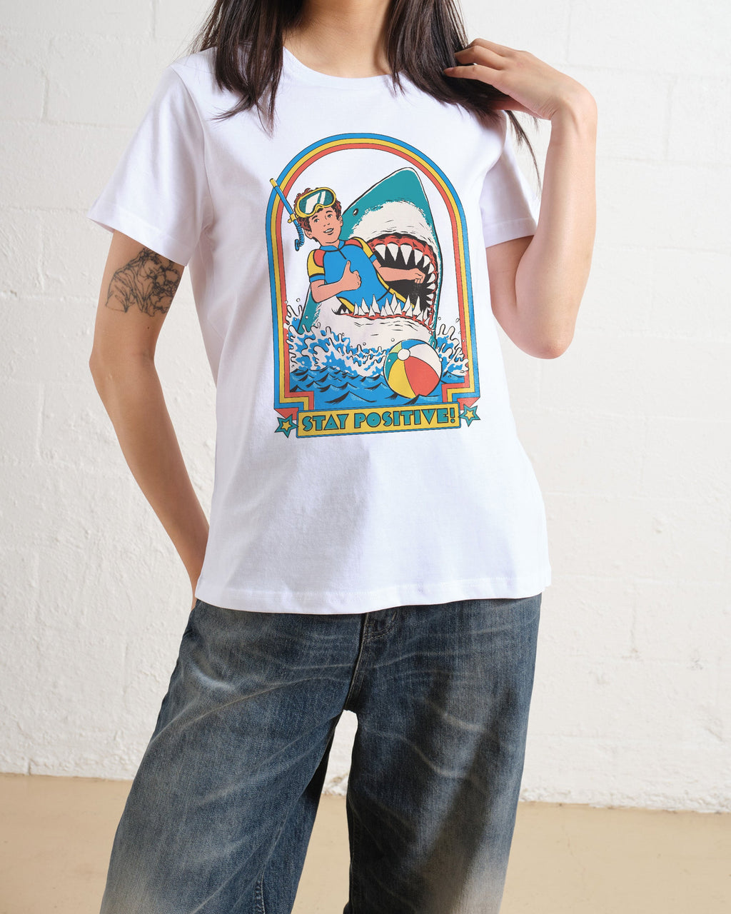 Stay Positive Women's Tee product image 1