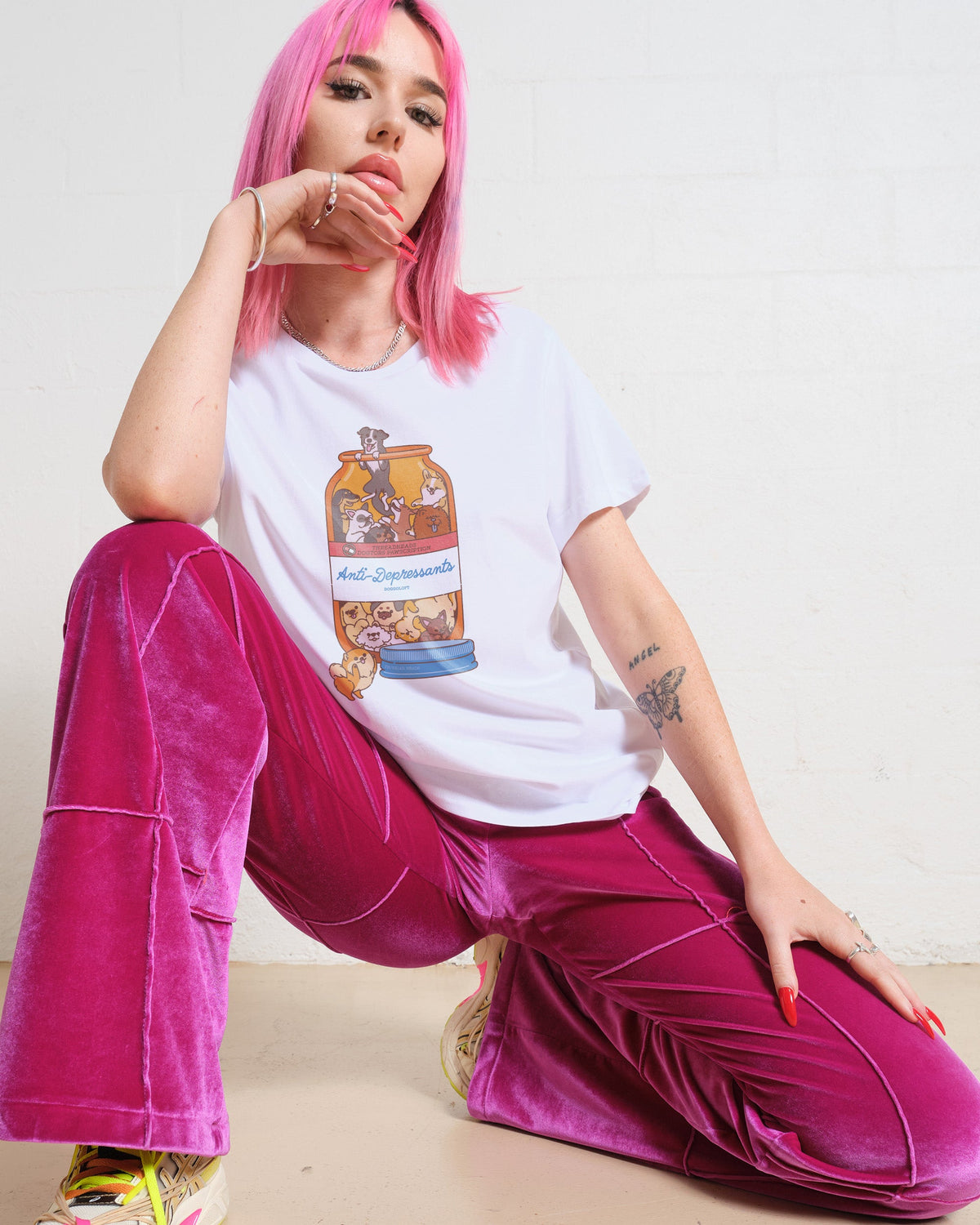 Anti-Depressants Dog Edition Women's Tee product image 2