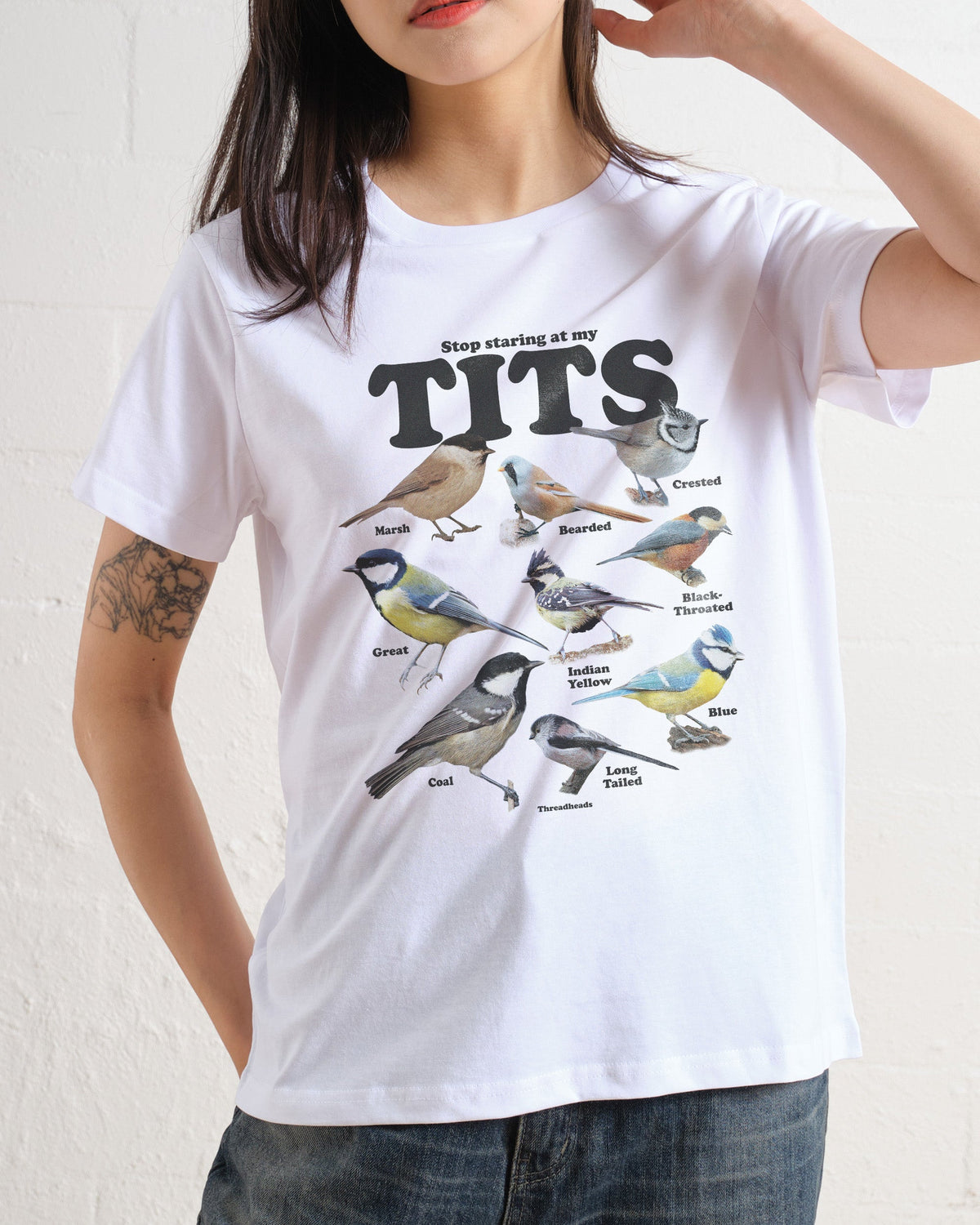 Stop Staring At My Tits Women's Tee product image 2