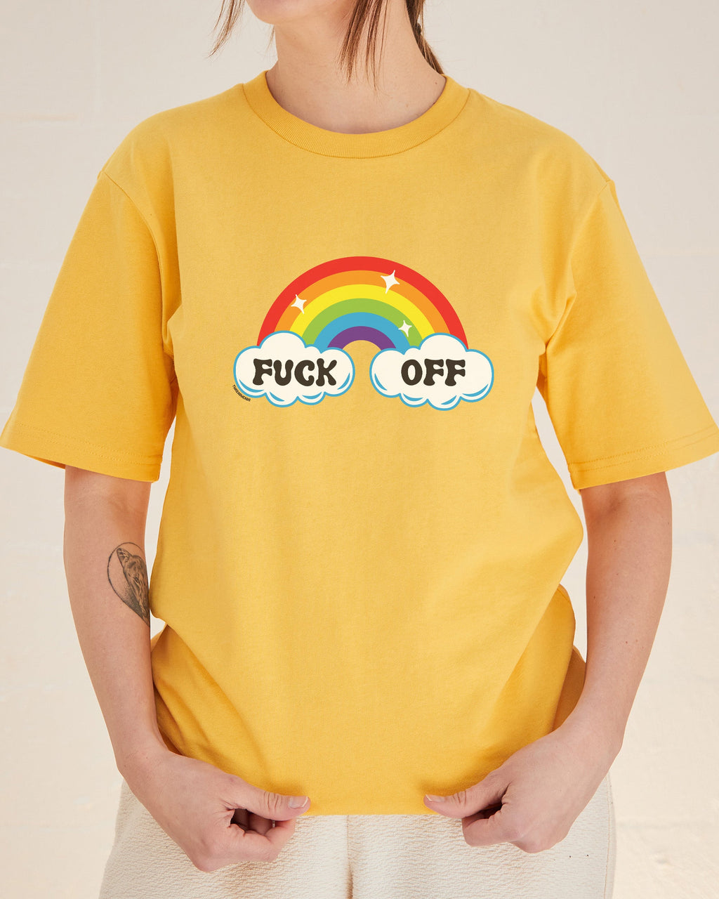 Fk Off Rainbow T-Shirt product image 5