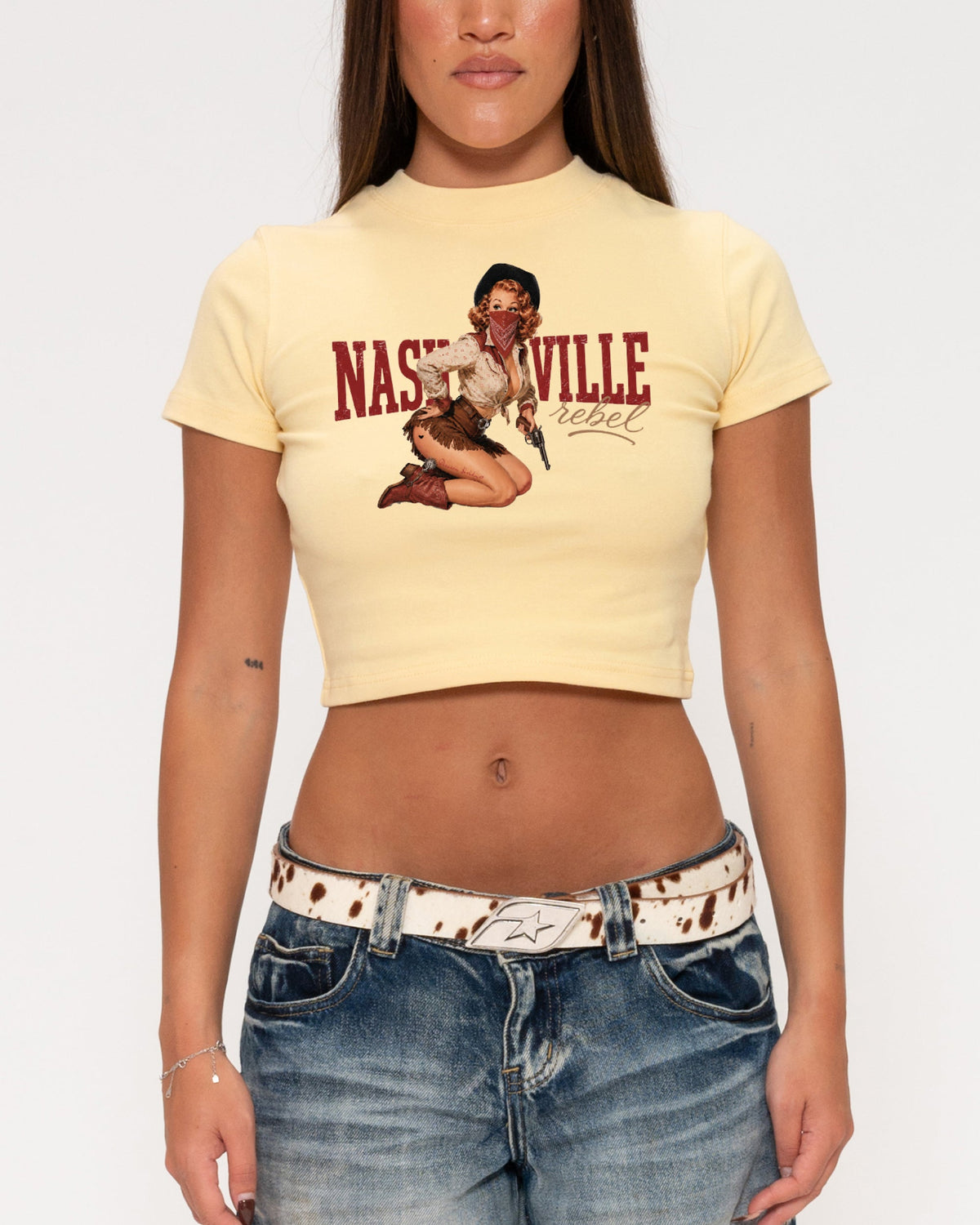 Nashville Rebel Baby Tee product image 5