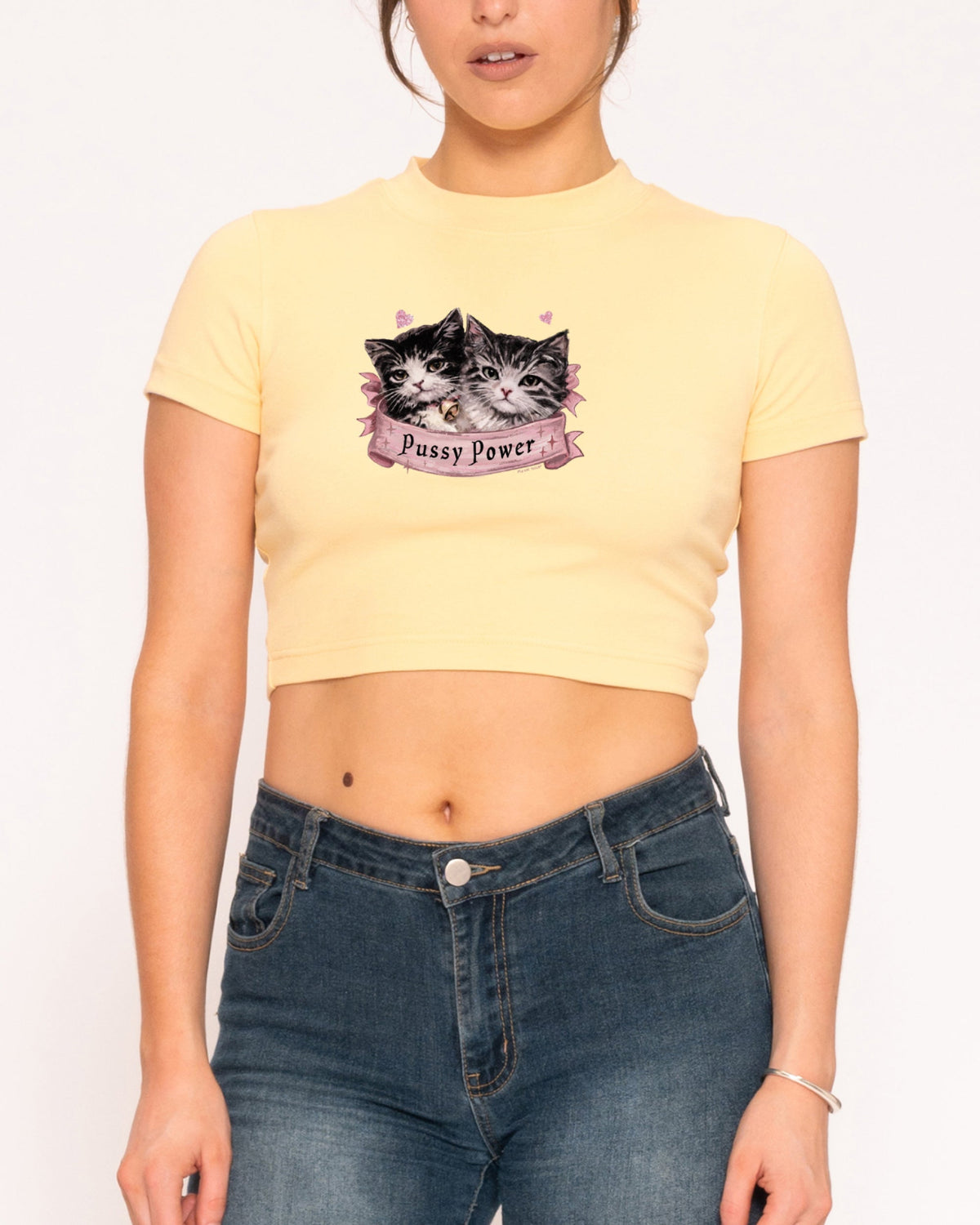 Pussy Power Baby Tee product image 5
