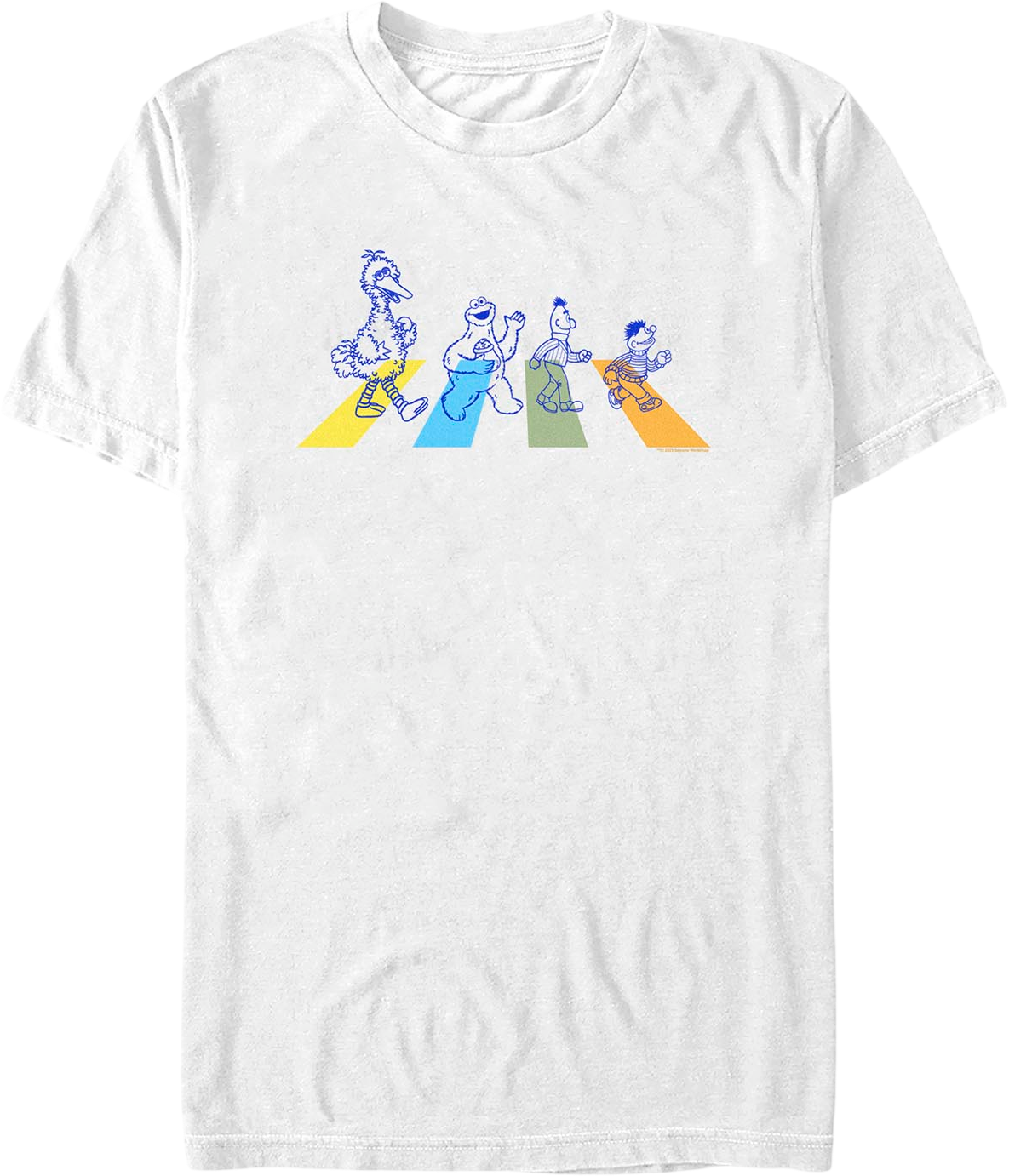 Abbey Road Crosswalk Sesame Street T-Shirt product image 1