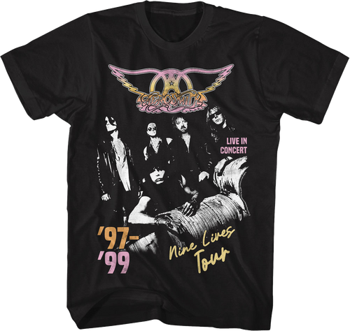 '97-'99 Nine Lives Tour Aerosmith T-Shirt product image 1