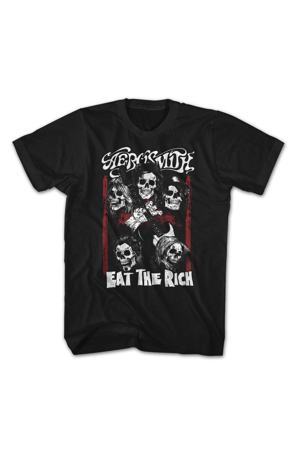 Eat The Rich Skulls Aerosmith T-Shirt product image 2