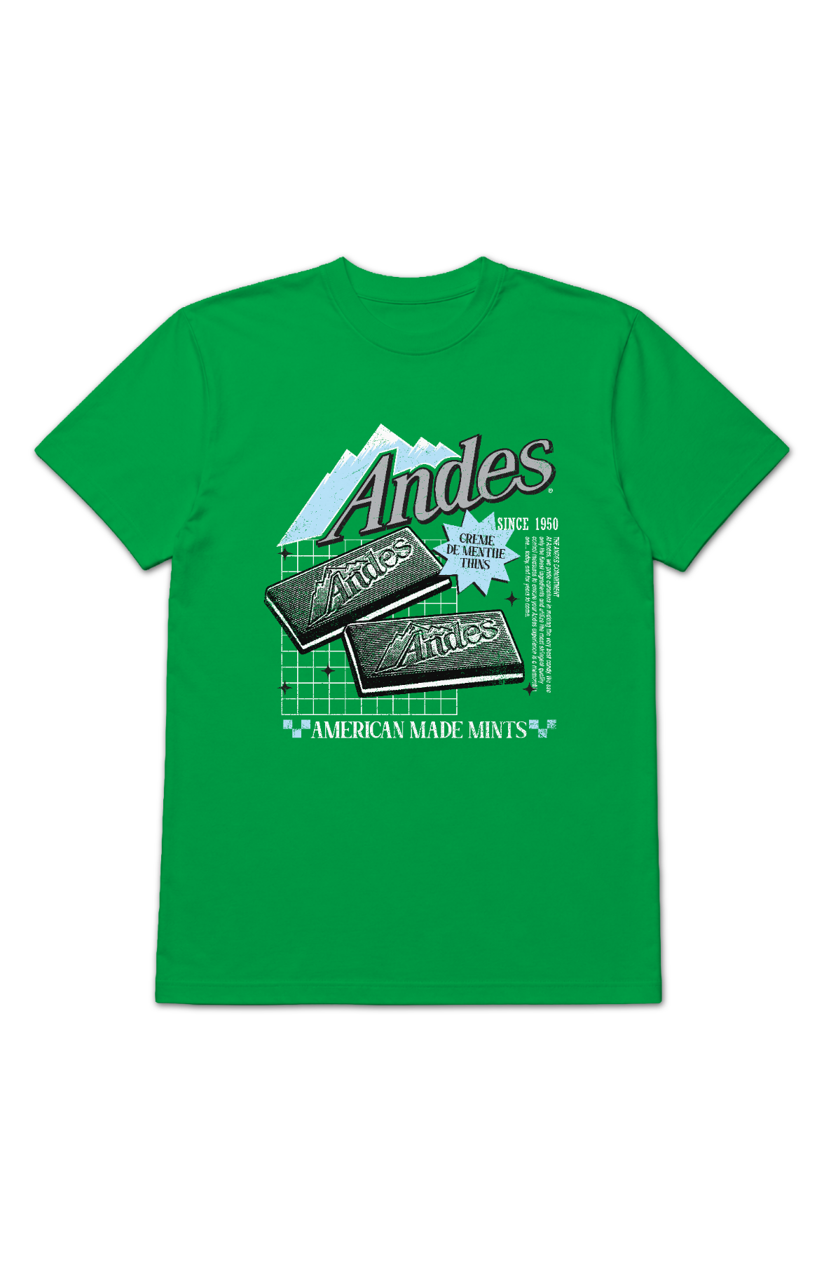 American Made Creme De Menthe Thins Andes Mints T-Shirt product image 2