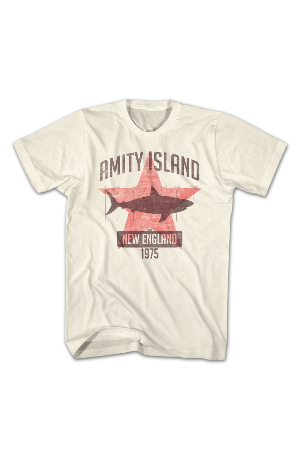 Amity Island Shark Star Jaws T-Shirt product image 2