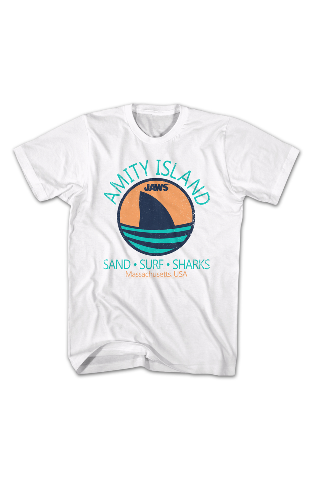 Amity Island Sand Surf Sharks Jaws T-Shirt product image 2