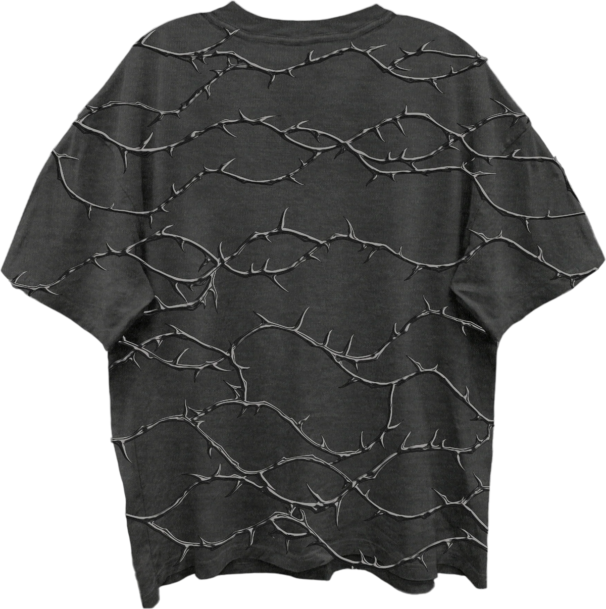 Front & Back Barbed Wire Guns N' Roses Oversized T-Shirt product image 3