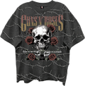 Front & Back Barbed Wire Guns N' Roses Oversized T-Shirt product image 1