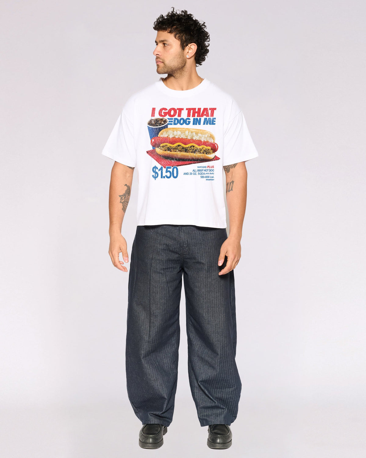 I Got That Dog In Me Oversized Crop Tee product image 2