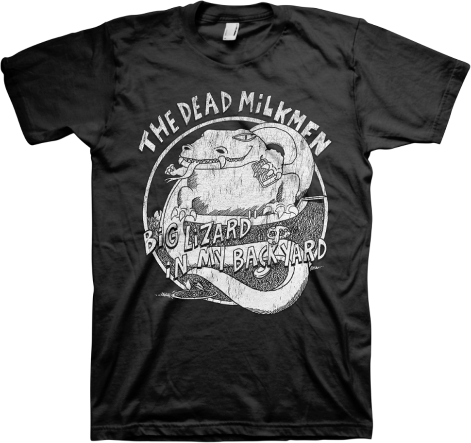Big Lizard In My Backyard Dead Milkmen T-Shirt product image 1