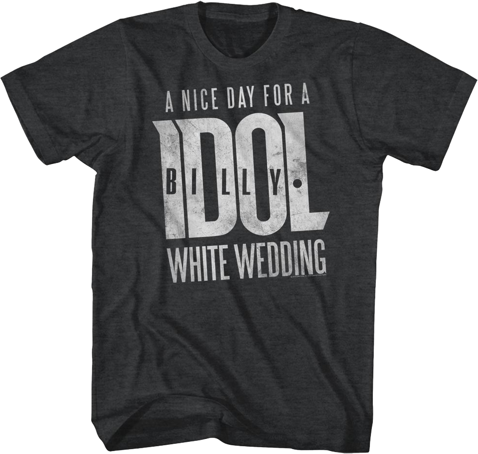 A Nice Day For A White Wedding Billy Idol T-Shirt product image 1
