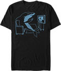 Black Watching Shark Week T-Shirt product image 1