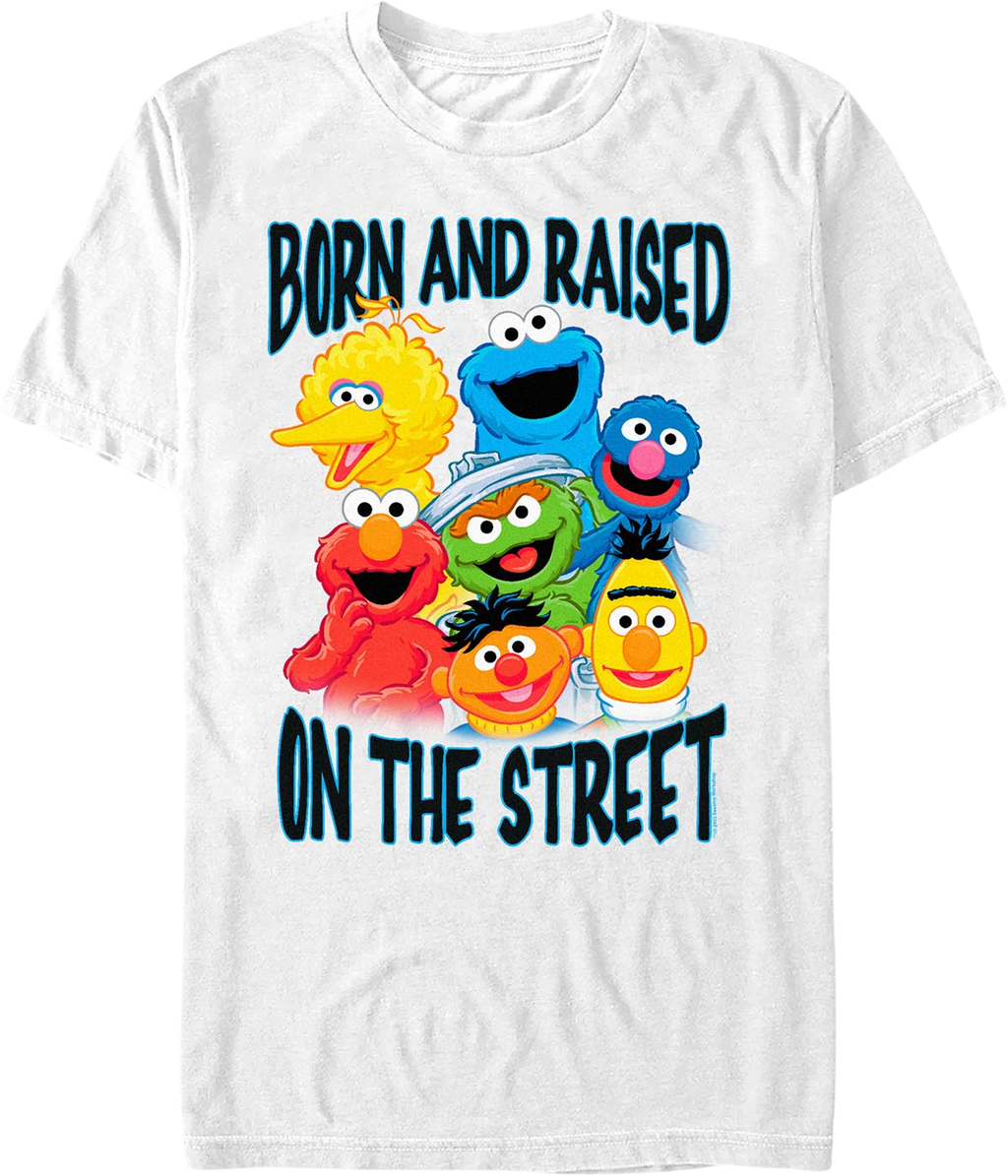 Born And Raised On The Street Sesame T-Shirt product image 1